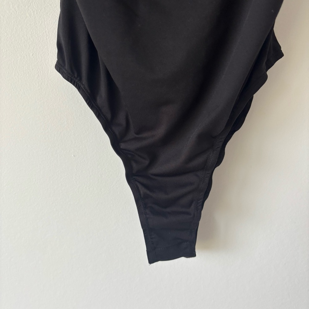 Princess Polly Black Body Suit Spaghetti Strap Cut Out Bodycon Fitted - Picture 4 of 8